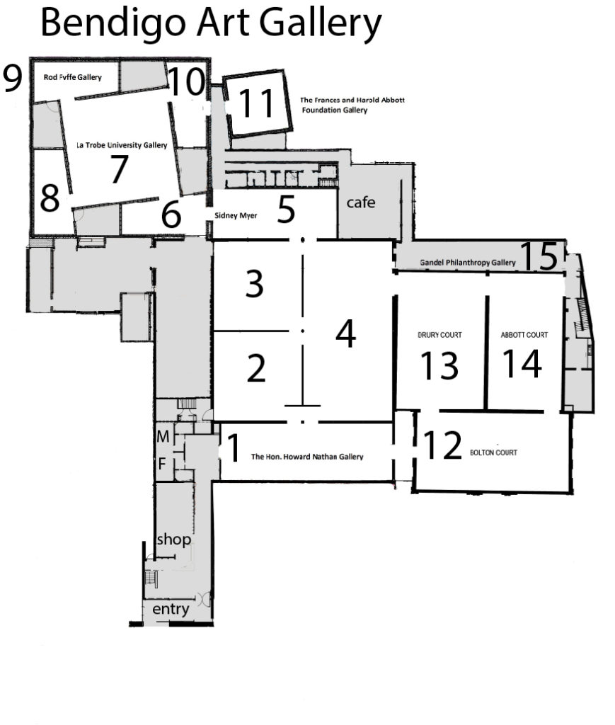 Bendigo Art Gallery Floorplan