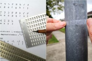 Braille-able Sticky Sheets